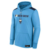 Milwaukee Brewers 2025 City Connect MLB Authentic Therma Hoodie Blue - Taass online