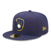 Milwaukee Brewers Authentic New Era 59FIFTY Fitted MLB Cap Home - Taass near me
