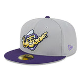 Fort Myers Mighty Mussels MiLB Batting Practice Authentic 59FIFTY Fitted Cap Gray - Taass sale