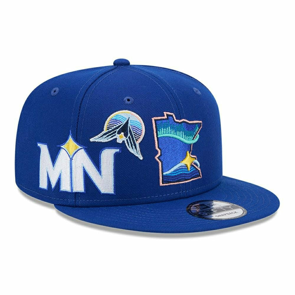 Minnesota Twins FP586 City Connect New Era 9FIFTY Snapback Cap Blue - Taass for sale