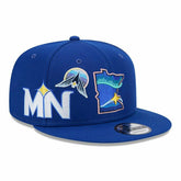 Minnesota Twins FP586 City Connect New Era 9FIFTY Snapback Cap Blue - Taass for sale