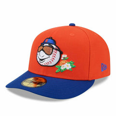 New York Mets 2026 MLB Authentic Spring Training 59FIFTY Pre-Curved Cap Orange - Taass US