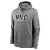 New York Mets City Connect Nike French Terry Club Hoodie Gray - Taass US