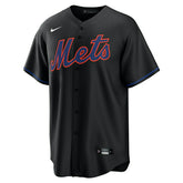 New York Mets Nike Replica MLB Alternate Jersey Black - Taass sale