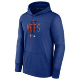 New York Mets 2023 MLB Authentic Pregame Nike Therma Hoodie - Taass near me