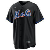 Francisco Lindor #12 New York Mets Nike MLB Jersey Black - Taass discount