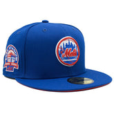 New York Mets Shea Stadium Cooperstown New Era 59FIFTY Fitted MLB Cap Blue - Taass US