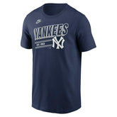 New York Yankees MLB Cooperstown Nike Cotton T-Shirt Navy - Taass near me