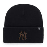 New York Yankees '47 Haymaker MLB Beanie Knit Hat Black - Taass near me
