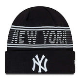 New York Yankees Black Colorway 2024 MLB Clubhouse New Era Beanie Knit - Taass US
