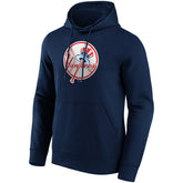 New York Yankees Crest Logo MLB Hoodie Navy - Taass sale
