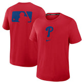 Philadelphia Phillies Early Work 2025 MLB Authentic Nike Tri-Blend T-Shirt Red - Taass near me
