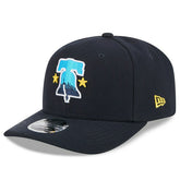 Philadelphia Phillies Official MLB City Connect Stretch-Snap 9SEVENTY Snapback Cap Navy - Taass US