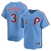 Bryce Harper #3 Philadelphia Phillies Nike Limited MLB Jersey Blue - Taass online