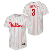 Bryce Harper #3 Philadelphia Phillies Nike Replica MLB Jersey Pinstripe (YOUTH) - Taass sale