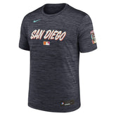 San Diego Padres City Connect 2026 MLB Authentic Velocity T-Shirt Navy - Taass discount
