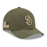 San Diego Padres 2026 MLB Armed Forces 9FORTY M-Crown A-Frame Adjustable Cap Olive - Taass online