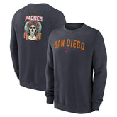 San Diego Padres City Connect 2-Hit Club Crew Pullover Navy - Taass US