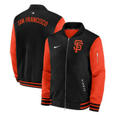 San Francisco Giants 2026 MLB Authentic Dugout Bomber Jacket Black - Taass near me