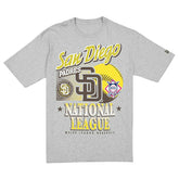 San Diego Padres Sport Classics Oversized MLB T-Shirt Gray - Taass for sale