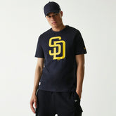 San Diego Padres Team Logo New Era MLB T-Shirt Navy - Taass sale