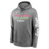 San Diego Padres City Connect Nike French Terry Club Hoodie Gray - Taass discount