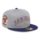 San Diego Padres Pivot Mesh Crown New Era 59FIFTY Fitted MLB Cap - Taass US