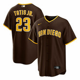 Fernando Tatís Jr. #23 San Diego Padres Nike MLB Jersey Brown - Taass sale