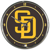 San Diego Padres WinCraft Chrome MLB Wall Clock - Taass sale