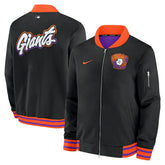 San Francisco Giants City Connect 2026 MLB Authentic Dugout Bomber Jacket Black - Taass US