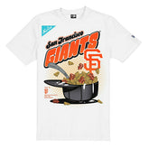 San Francisco Giants Cereal Bowl Oversized MLB T-Shirt White - Taass discount