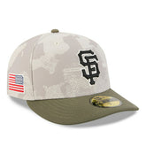 San Francisco Giants 2025 MLB Authentic Armed Forces Pre-Curved 59FIFTY Fitted Cap - Taass US