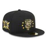 San Francisco Giants 2024 MLB Authentic Armed Forces New Era 59FIFTY Fitted Cap - Taass online