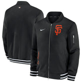 San Francisco Giants 2024 MLB Authentic Collection Nike Bomber Jacket Black - Taass online