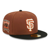 San Francisco Giants Harvest New Era 59FIFTY Fitted MLB Cap Brown - Taass online
