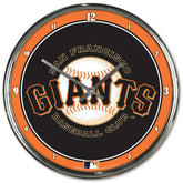San Francisco Giants WinCraft Chrome MLB Wall Clock - Taass discount