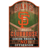 San Francisco Giants WinCraft MLB Clubhouse Wood Sign - Taass US