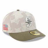 Seattle Mariners 2025 MLB Authentic Armed Forces Pre-Curved 59FIFTY Fitted Cap - Taass US