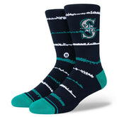 Seattle Mariners Chalk Stance MLB Crew Socks Navy - Taass online