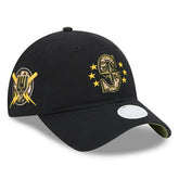 Seattle Mariners 2024 MLB Armed Forces New Era Women's 9TWENTY Cap Black - Taass online