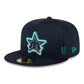 Seattle Mariners 2024 MLB Clubhouse New Era 59FIFTY Fitted Cap Navy - Taass US