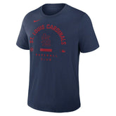 St. Louis Cardinals Early Work 2026 MLB Authentic Tri-Blend T-Shirt Navy - Taass discount