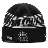 St. Louis Cardinals Black Colorway 2024 MLB Clubhouse New Era Beanie Knit - Taass for sale