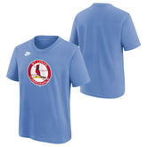 St. Louis Cardinals Cooperstown Logo Nike MLB T-Shirt Blue (YOUTH) - Taass online