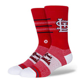 St. Louis Cardinals Closer Stance MLB Crew Socks - Taass for sale