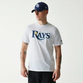 Tampa Bay Rays Team Logo New Era MLB T-Shirt White - Taass online