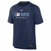 Tampa Bay Rays 2025 MLB Authentic Nike Pregame Performance Top Navy - Taass online