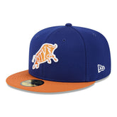 Durham Bulls MiLB Batting Practice Authentic 59FIFTY Fitted Cap Blue - Taass for sale