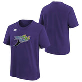 Tampa Bay Rays Cooperstown Logo Nike MLB T-Shirt Purple (YOUTH) - Taass sale