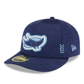 Tampa Bay Rays 2024 MLB Clubhouse New Era Low Profile 59FIFTY Fitted Cap Navy - Taass US